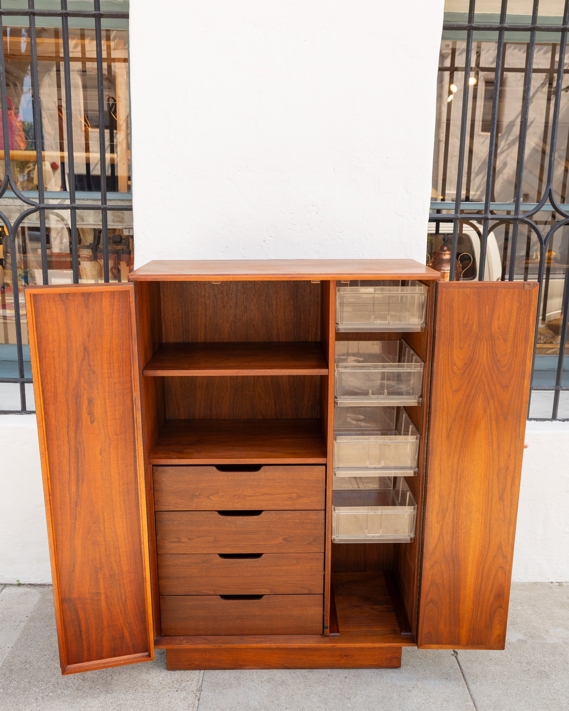 John Keal for Brown Saltman Walnut Gentleman's Chest