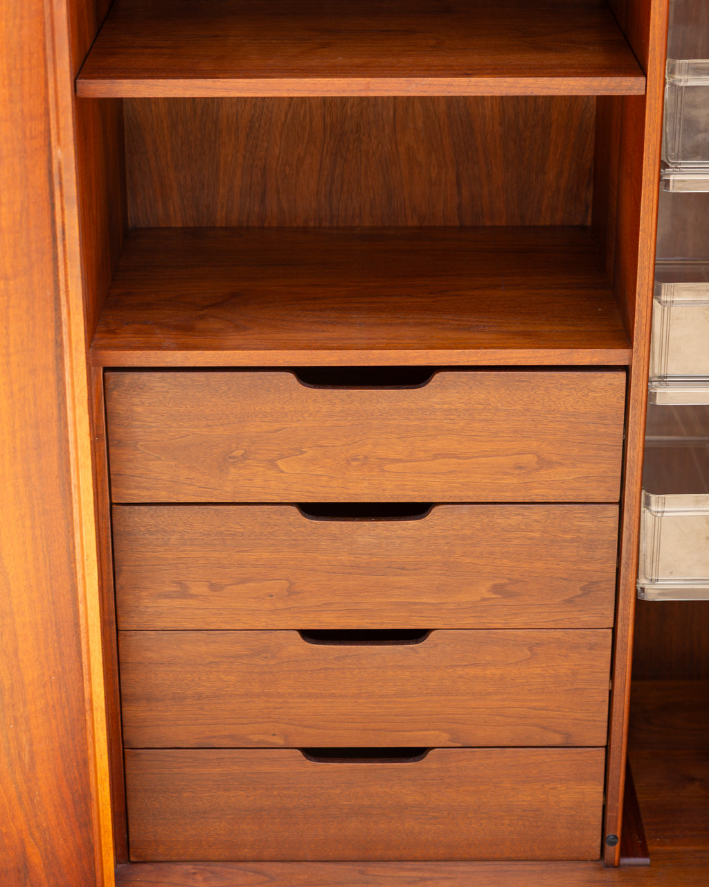 John Keal for Brown Saltman Walnut Gentleman's Chest