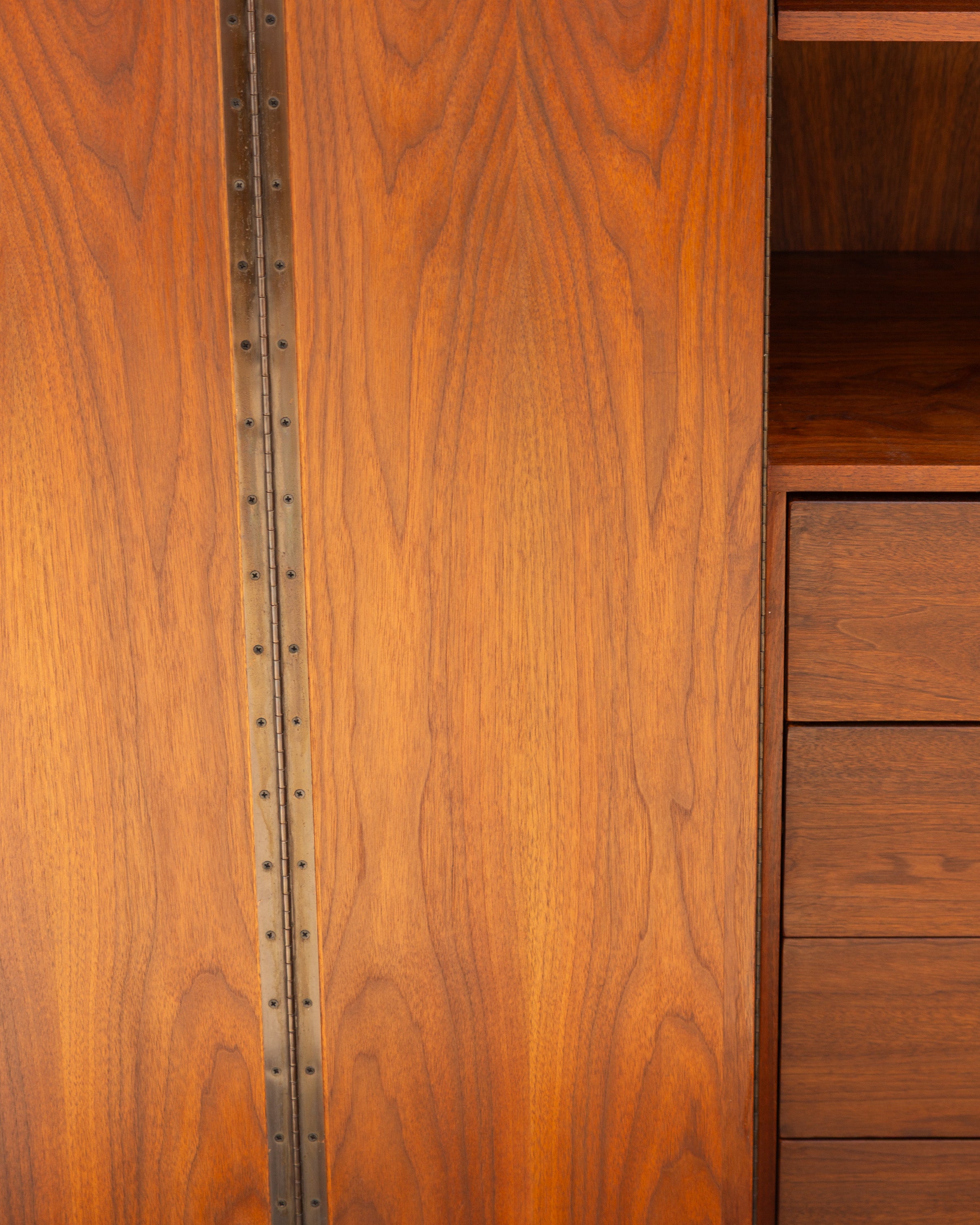 John Keal for Brown Saltman Walnut Gentleman's Chest