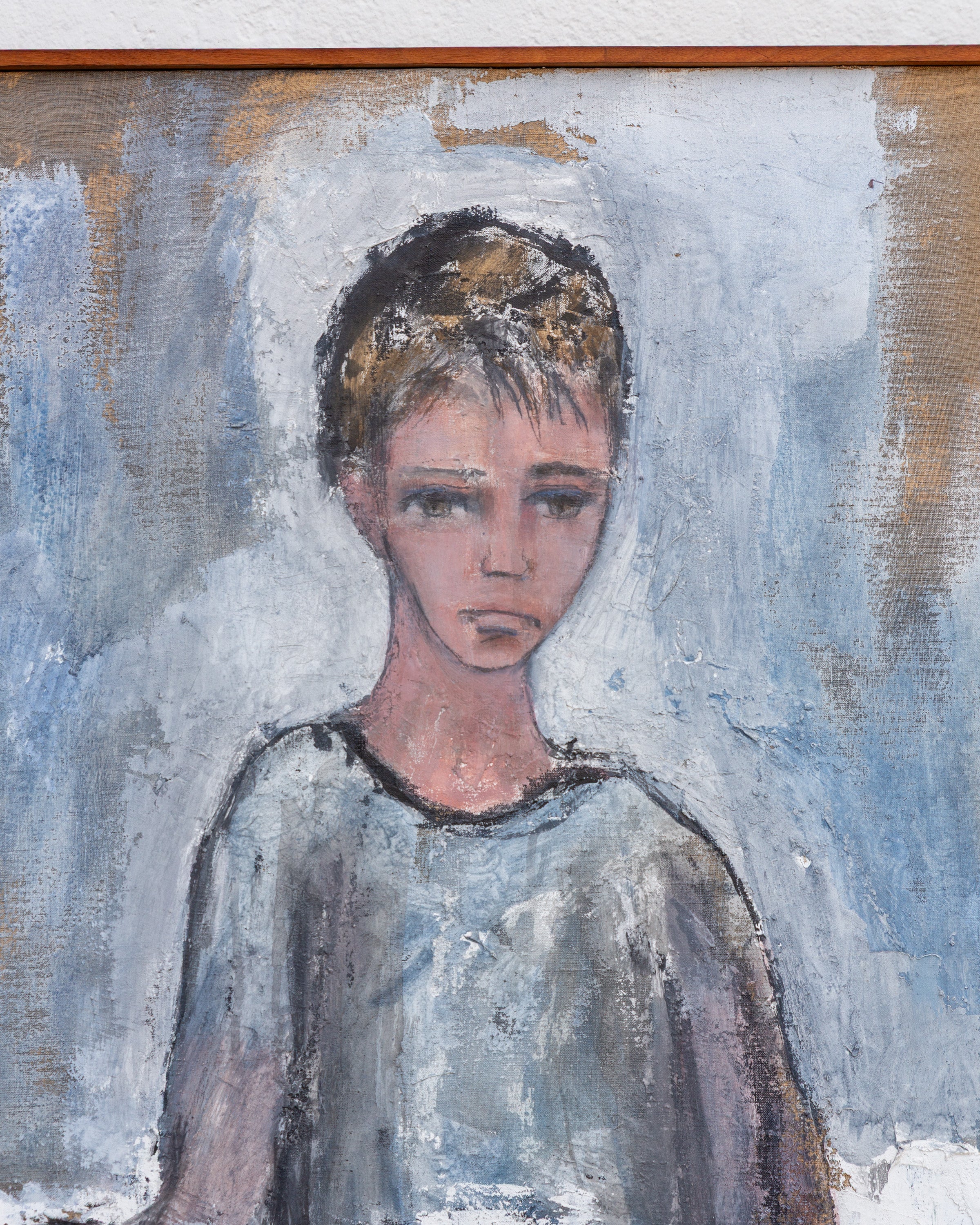 Boy and His Horse by Gino Hollander Original Painting