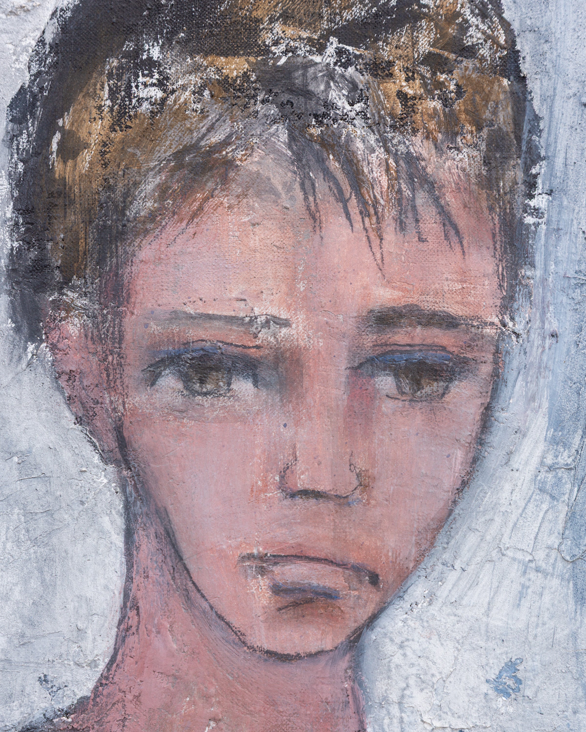 Boy and His Horse by Gino Hollander Original Painting