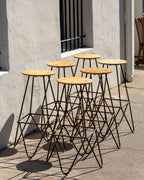 Weinburg Style Hairpin Stool