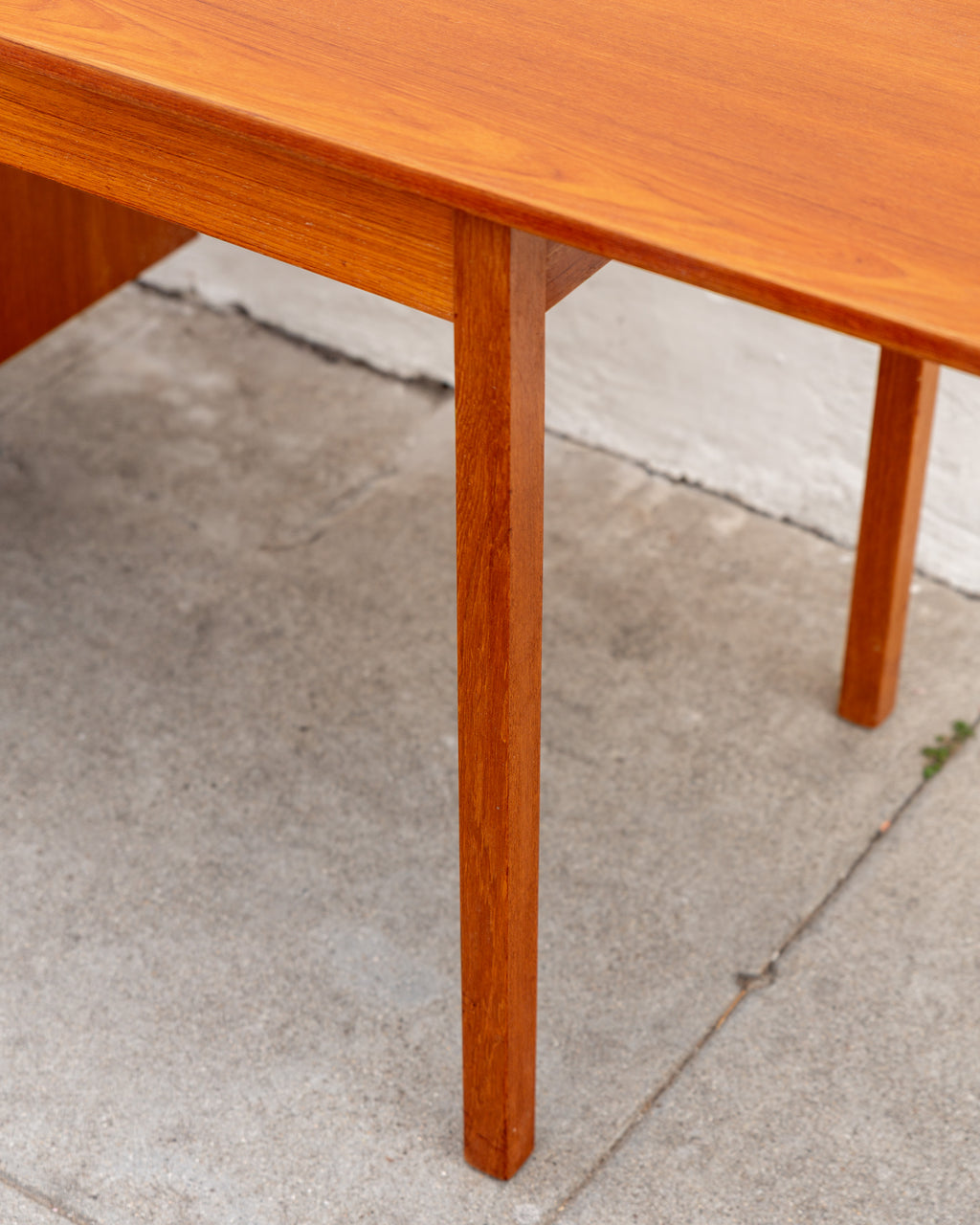 Mid-Century Drop Leaf Sliding Top Desk