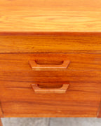 Mid-Century Drop Leaf Sliding Top Desk