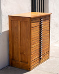 1920's Hamilton Printers Oak Cabinet ⁠