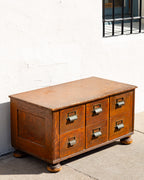 Antique Card Catalog Chest