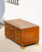 Antique Card Catalog Chest