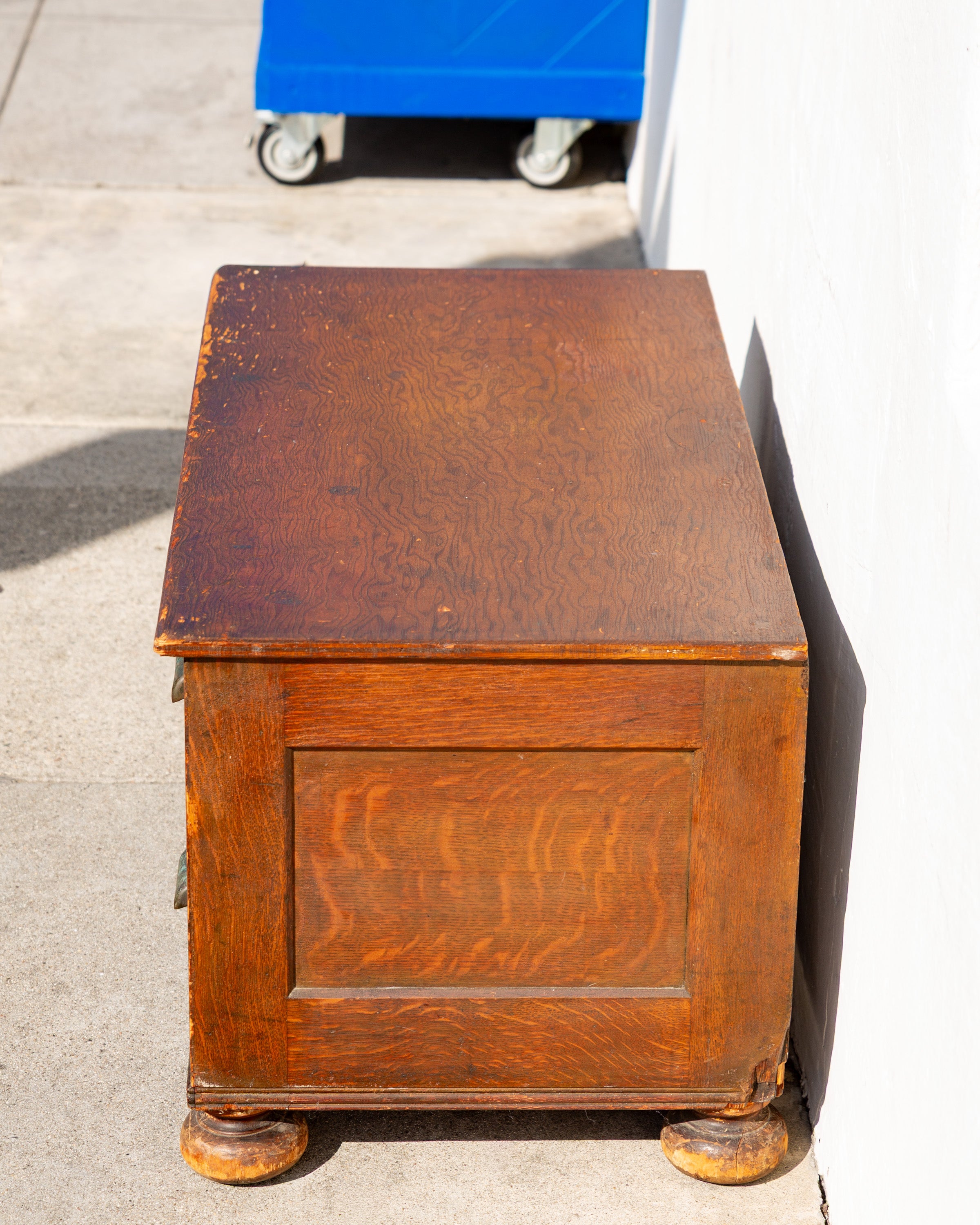 Antique Card Catalog Chest