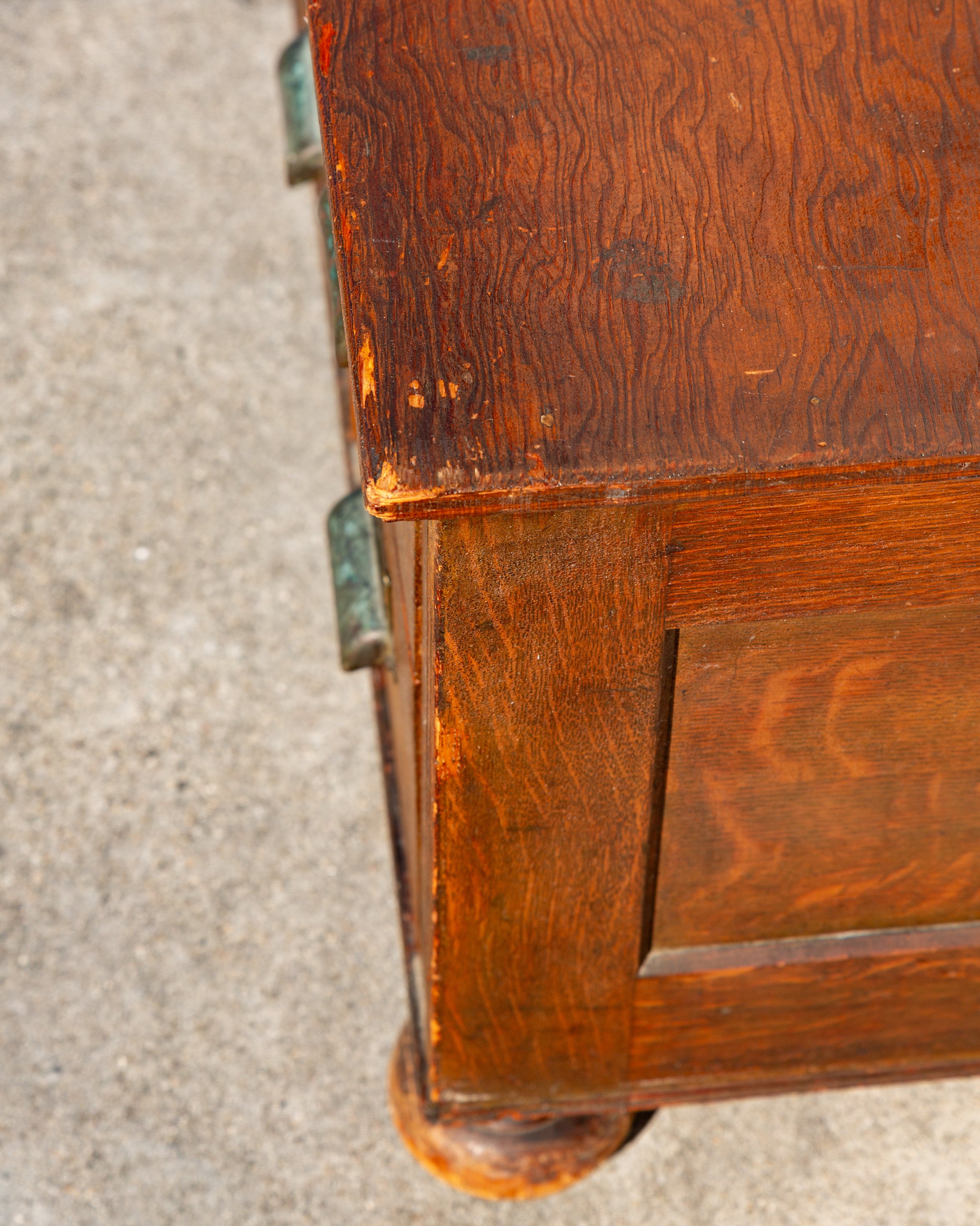 Antique Card Catalog Chest