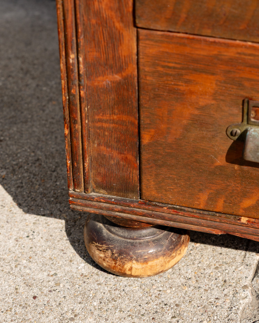 Antique Card Catalog Chest