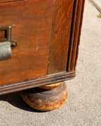 Antique Card Catalog Chest