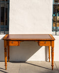 Antique Solid Oak Writing Table