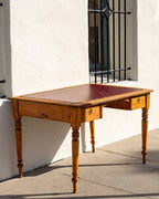 Antique Solid Oak Writing Table