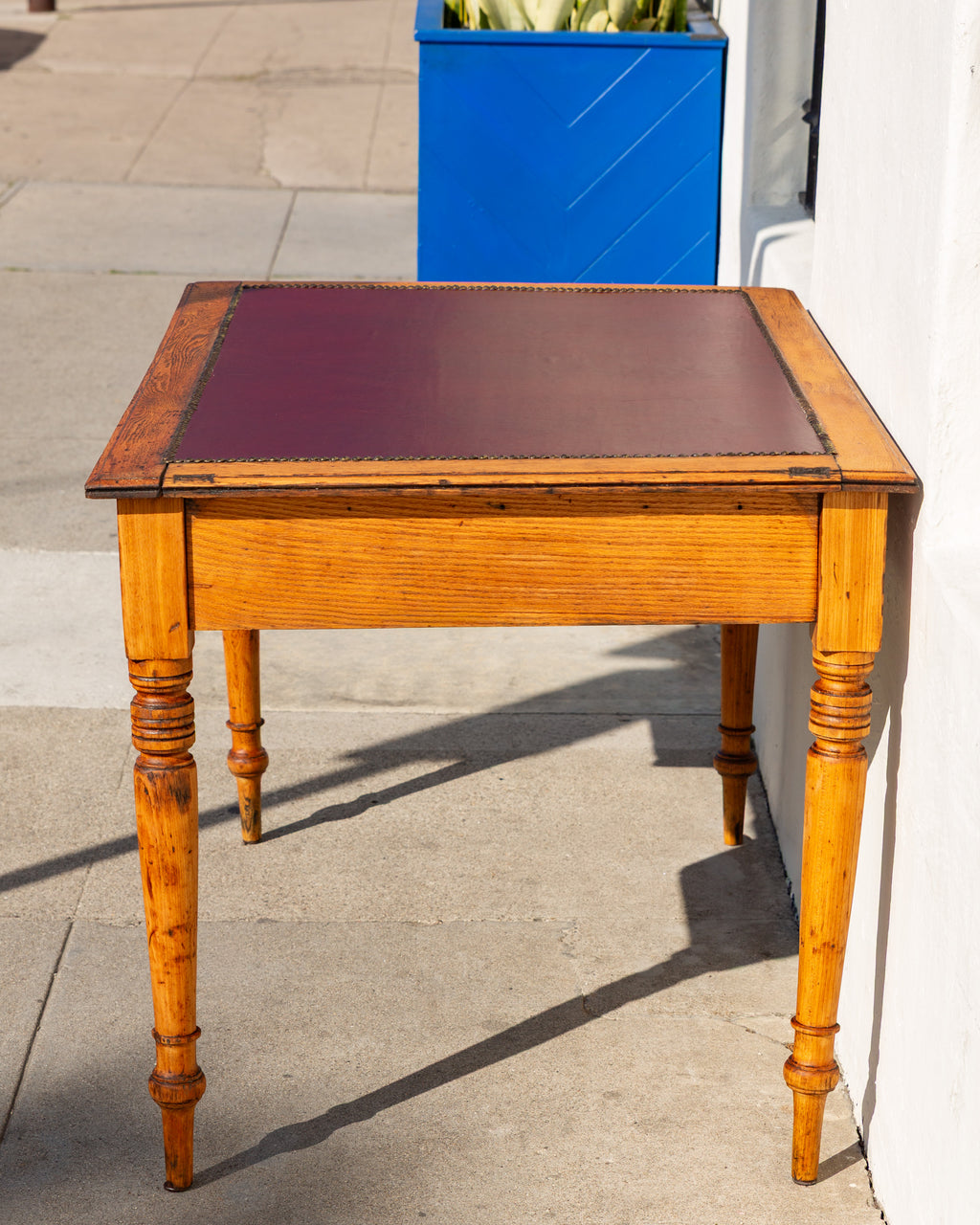 Antique Solid Oak Writing Table