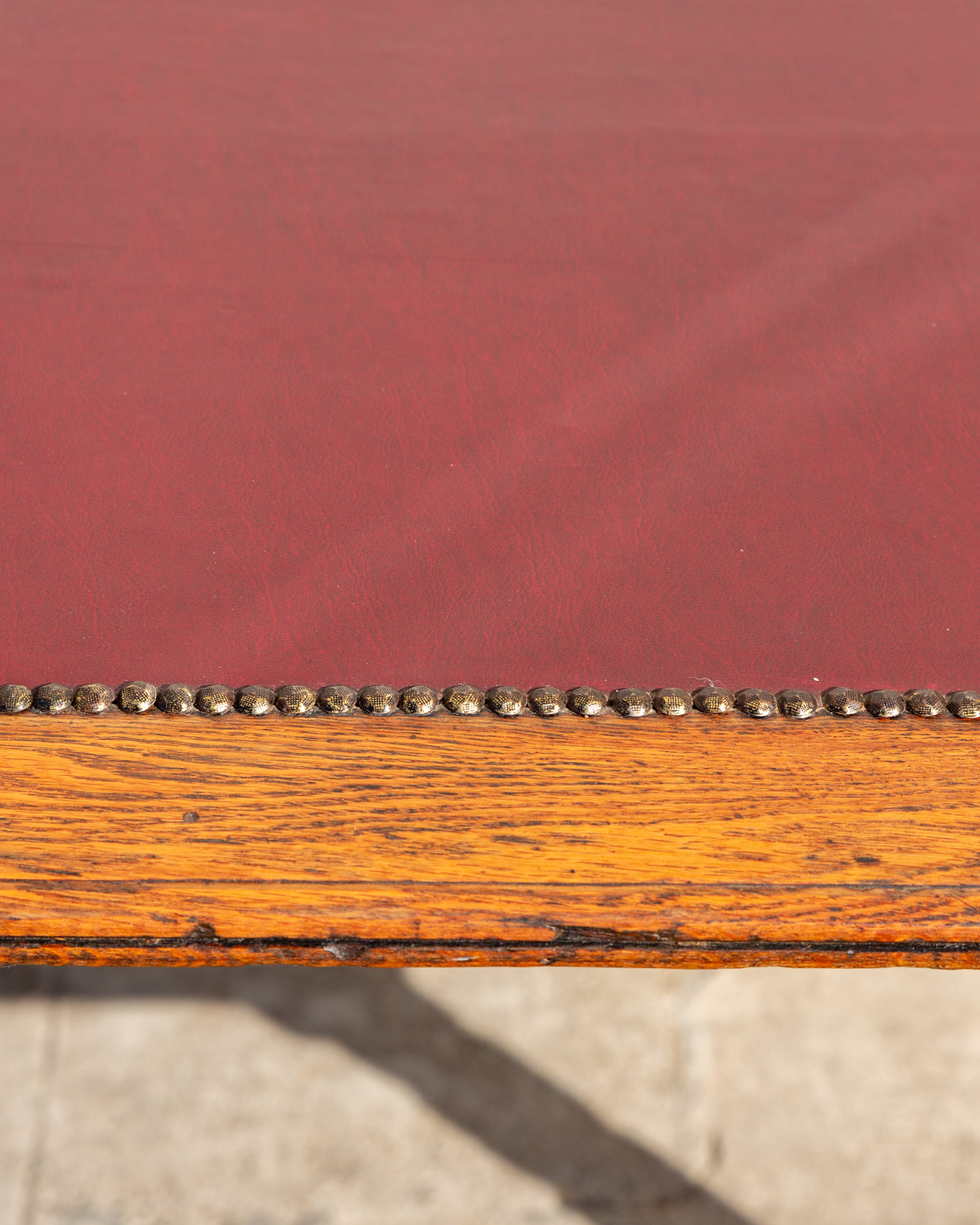 Antique Solid Oak Writing Table