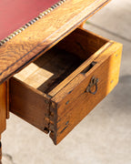 Antique Solid Oak Writing Table