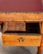 Antique Solid Oak Writing Table