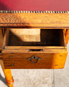 Antique Solid Oak Writing Table