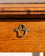 Antique Solid Oak Writing Table