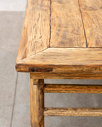 19th Century Chinese Northend Elmwood Farmhouse Table