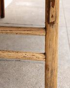 19th Century Chinese Northend Elmwood Farmhouse Table