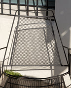 Pair of Vintage Iron Rocking Chair with Cup Holder
