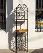 Vintage Arthur Umanoff Mid Century Iron Wine Rack