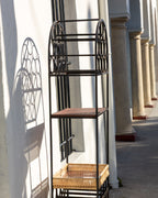 Vintage Arthur Umanoff Mid Century Iron Wine Rack