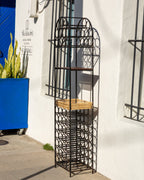 Vintage Arthur Umanoff Mid Century Iron Wine Rack