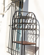 Vintage Arthur Umanoff Mid Century Iron Wine Rack
