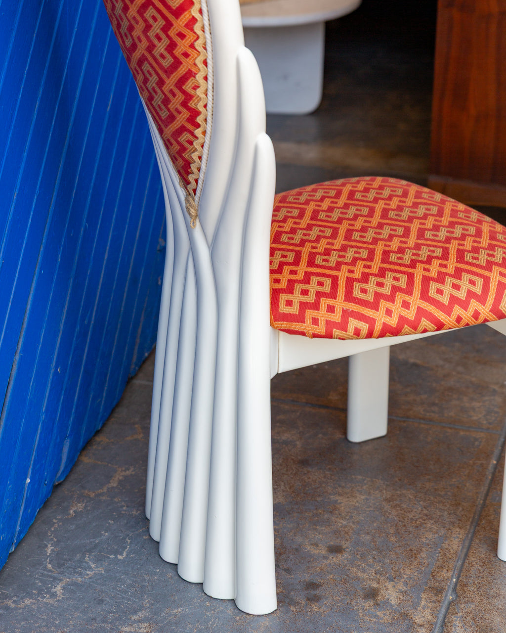 1980s Italian Postmodern Sculpted Chair by Manoch, Italy
