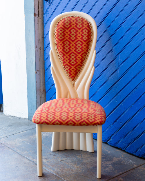 1980s Italian Postmodern Sculpted Chair by Manoch, Italy