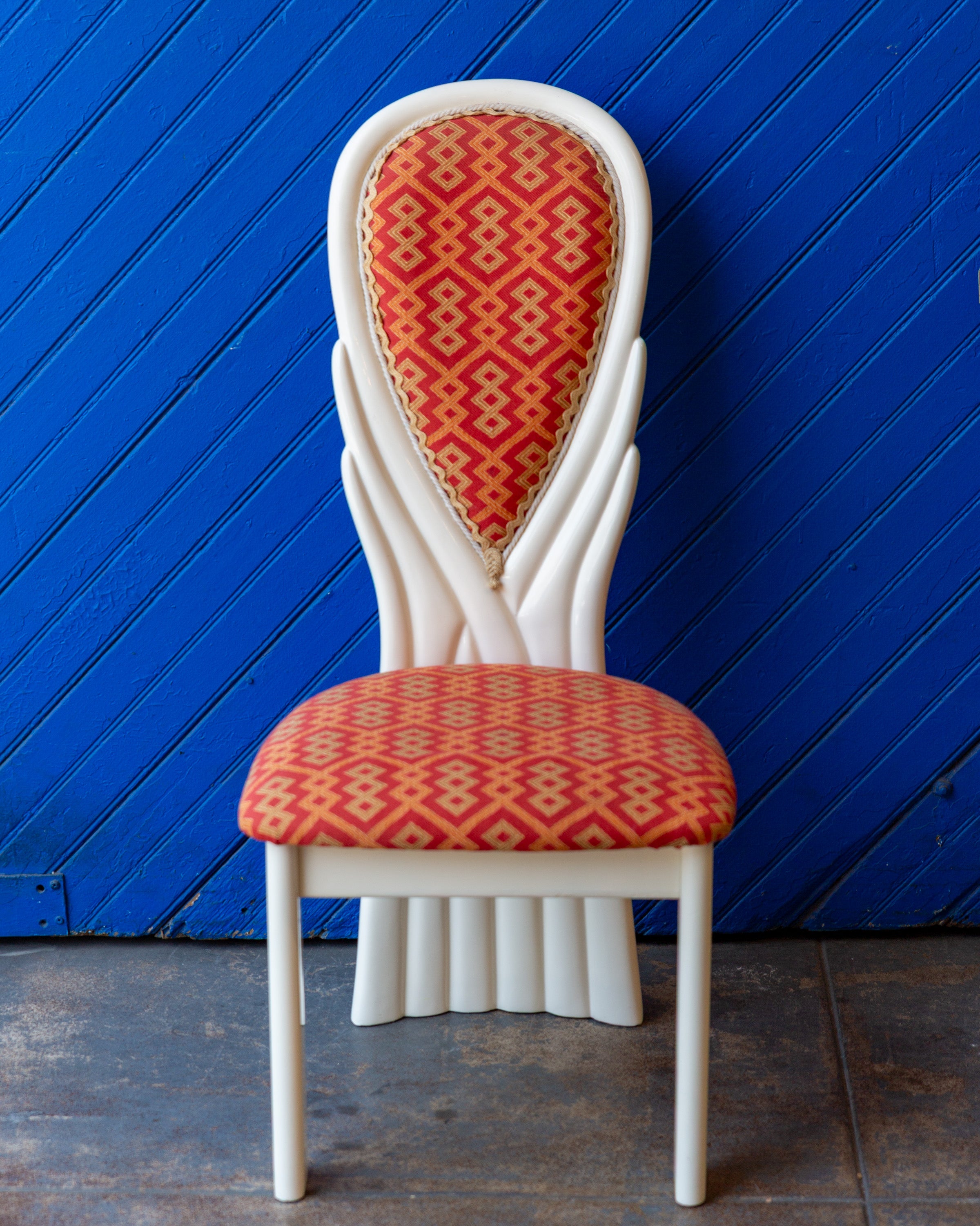 1980s Italian Postmodern Sculpted Chair by Manoch, Italy