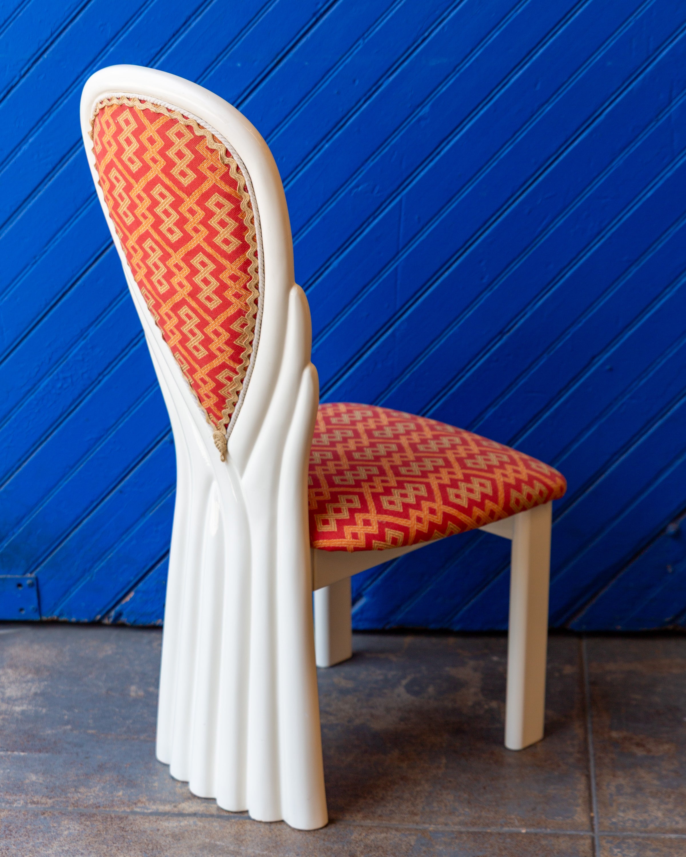 1980s Italian Postmodern Sculpted Chair by Manoch, Italy