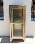 Vintage Stainless Medical Cabinet
