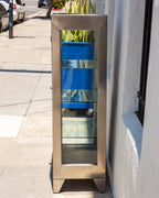 Vintage Stainless Medical Cabinet
