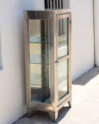 Vintage Stainless Medical Cabinet
