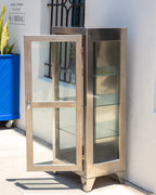 Vintage Stainless Medical Cabinet