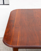 Antique Solid Walnut Extension Dining Table Includes One Leaf