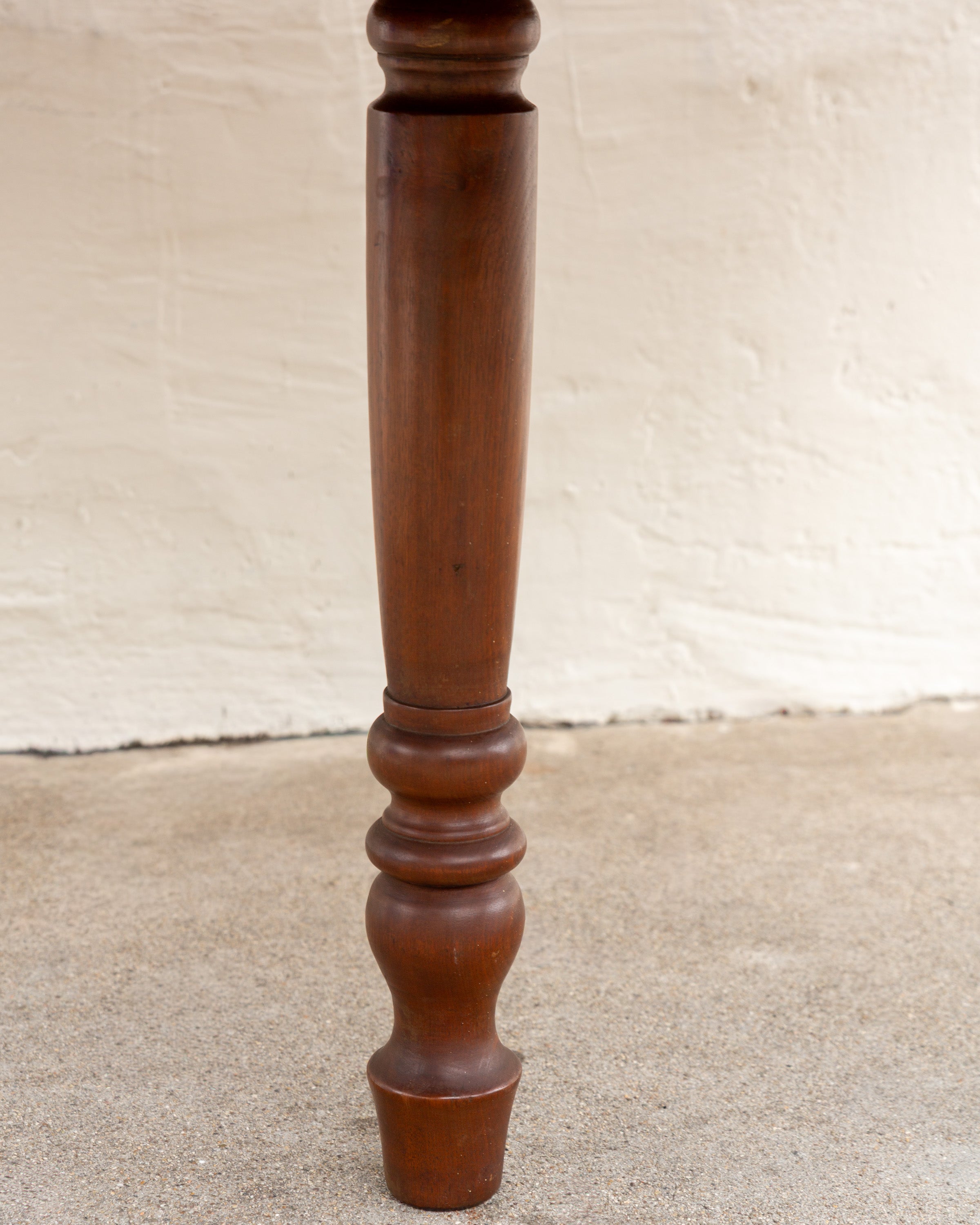 Antique Solid Walnut Extension Dining Table Includes One Leaf