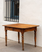 Vintage Primitive Wood Dining Table