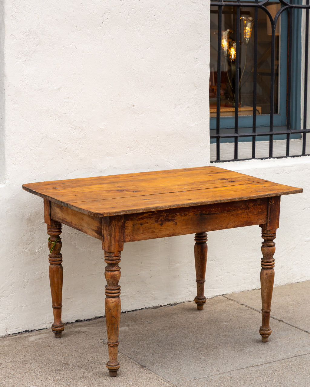 Vintage Primitive Wood Dining Table