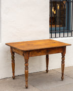 Vintage Primitive Wood Dining Table
