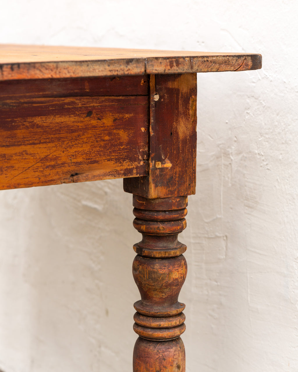 Vintage Primitive Wood Dining Table