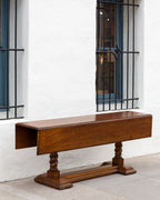 Late 1900'S Drexel Heritage Drop Leaf Harvest Table