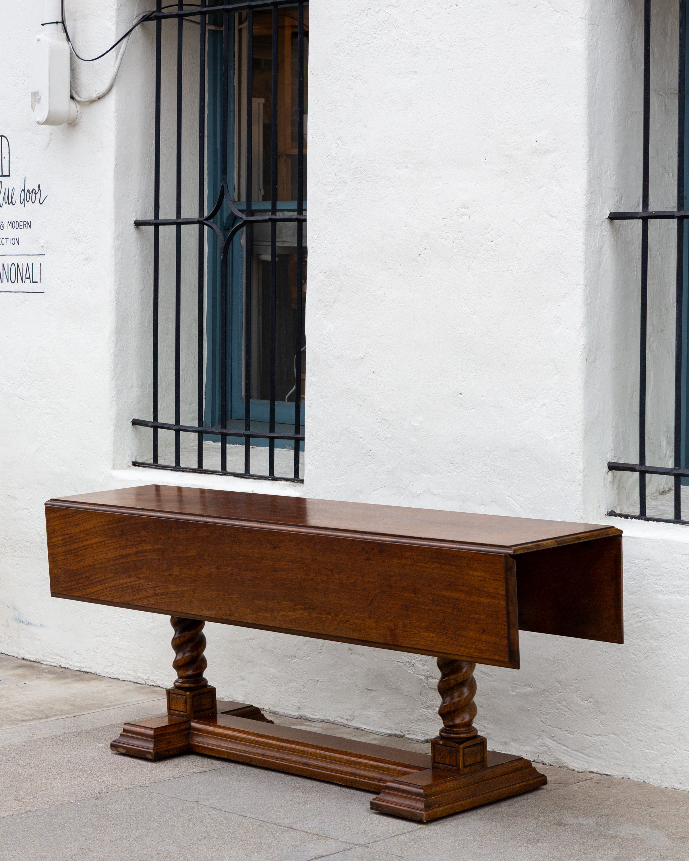 Late 1900'S Drexel Heritage Drop Leaf Harvest Table