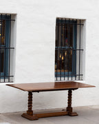 Late 1900'S Drexel Heritage Drop Leaf Harvest Table