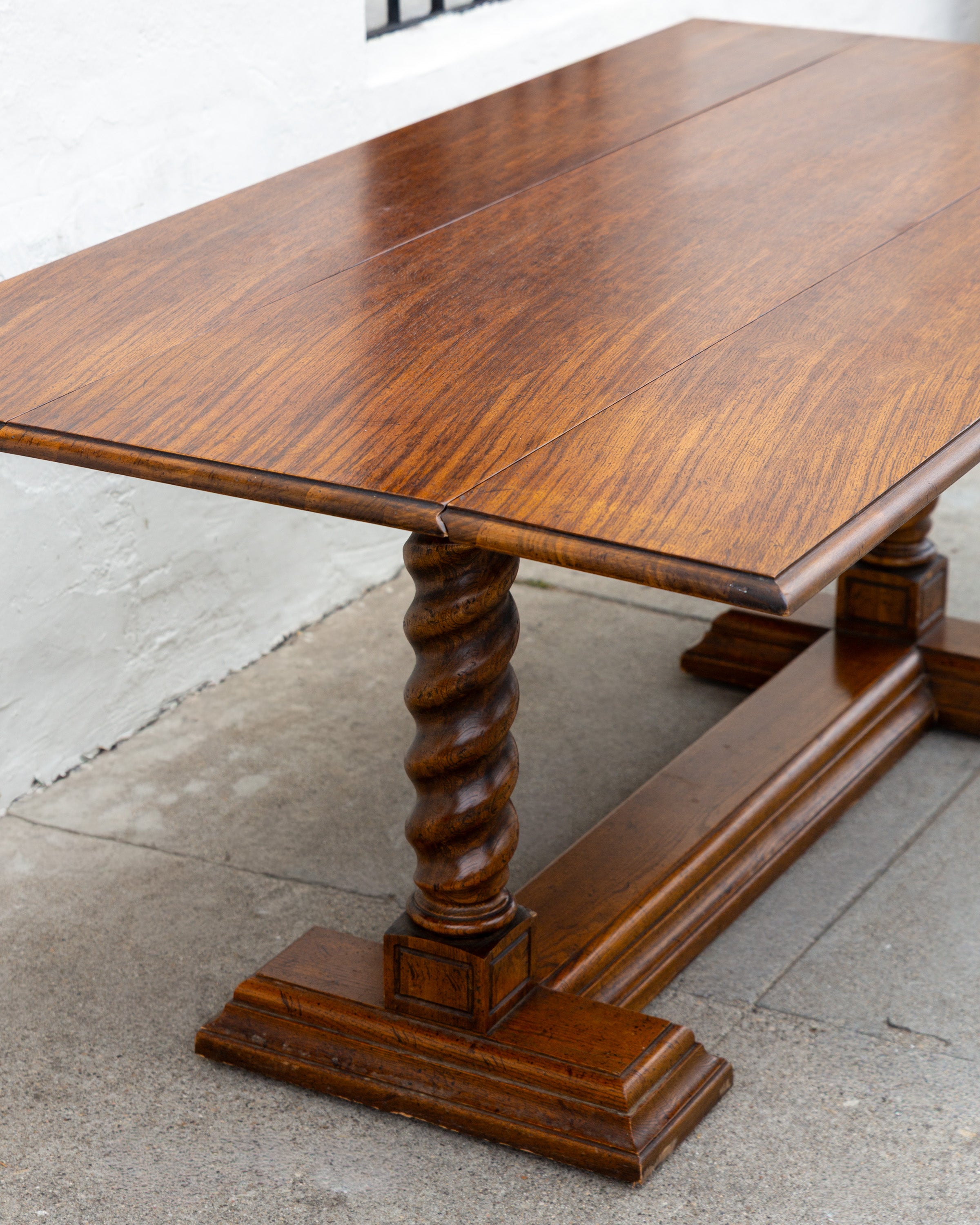 Late 1900'S Drexel Heritage Drop Leaf Harvest Table