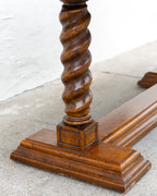 Late 1900'S Drexel Heritage Drop Leaf Harvest Table