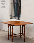 Vintage Drop Leaf Spindle Leg Table